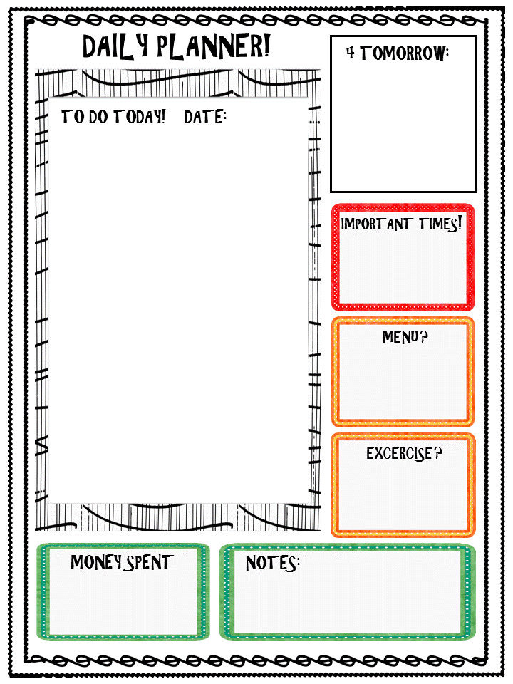 daily planner gif